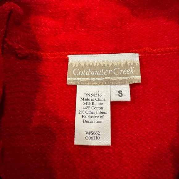 Woman’s Red Cat Pattern Jacket - Picture 3 of 8